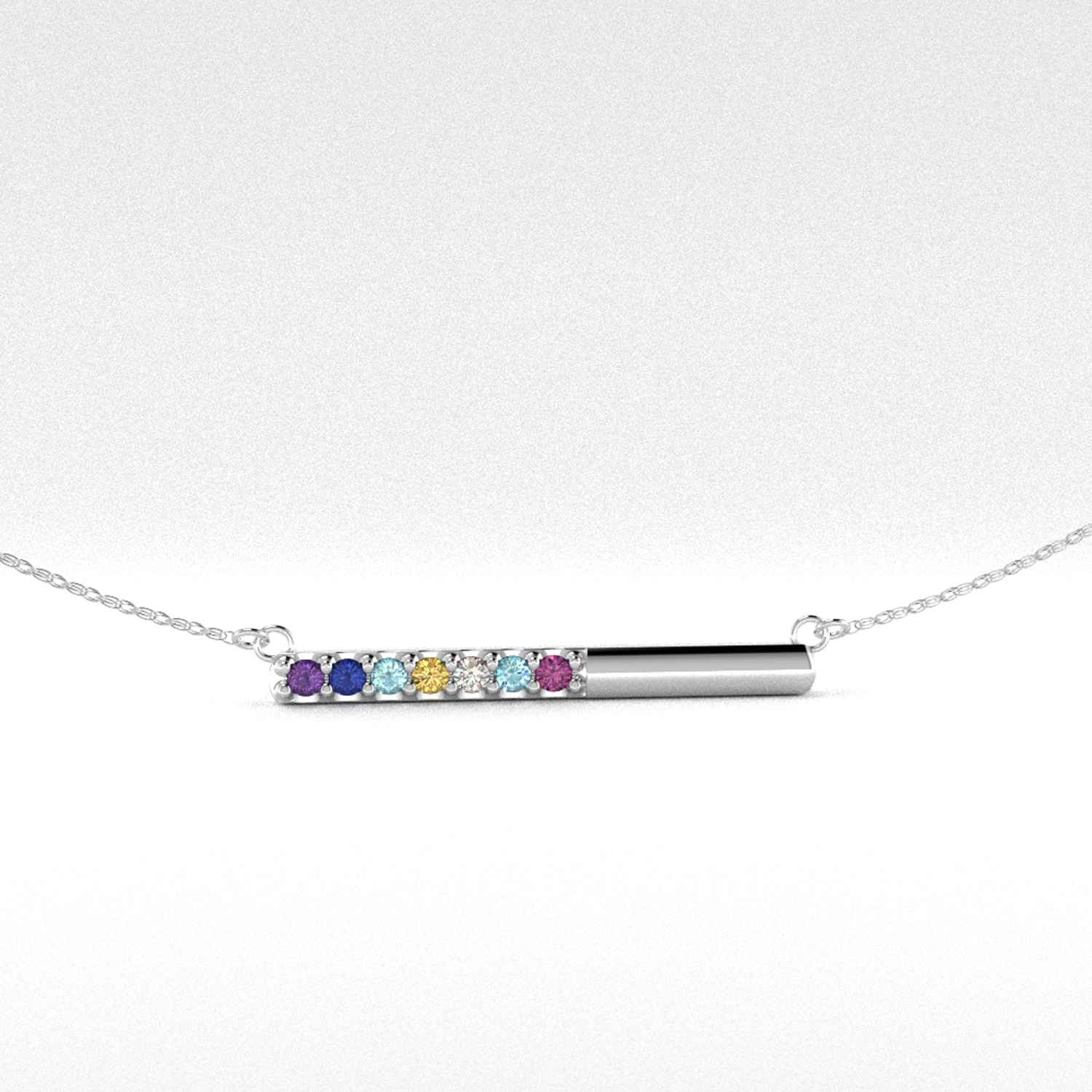 10K Synthetic Stone Mother's Pendan...