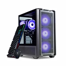 Edge Gaming Tower in Black