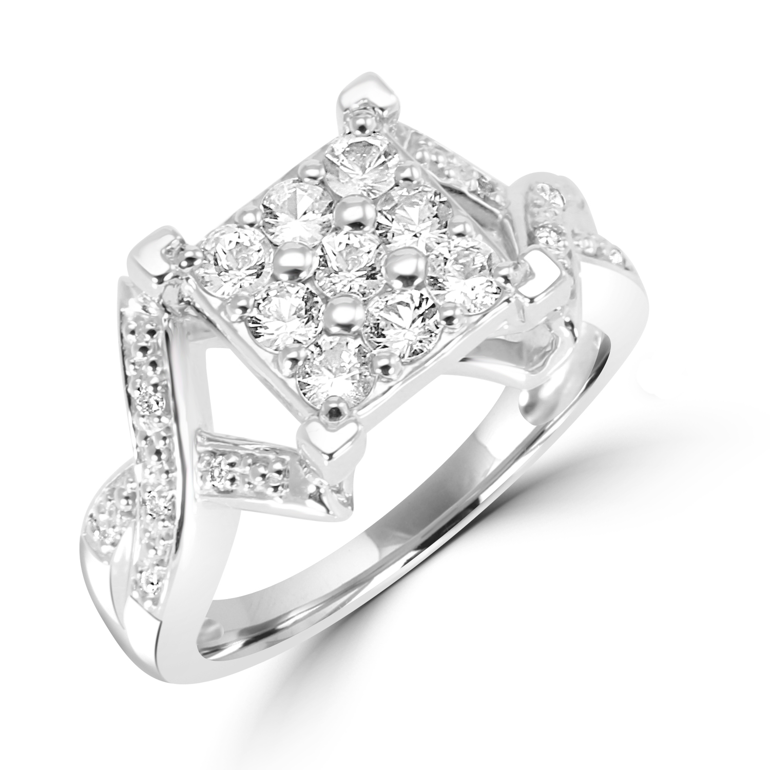 10K .75tgw Ladies Fashion Ring