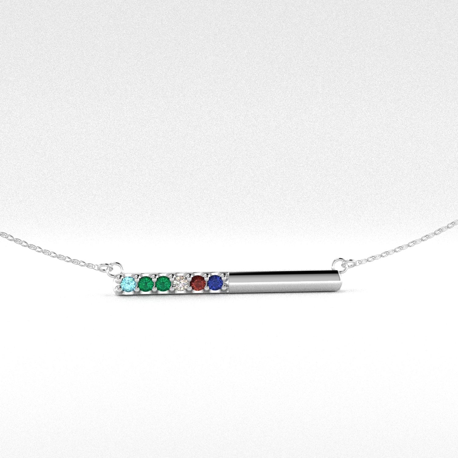 10K Synthetic Stone Mother's Pendan...