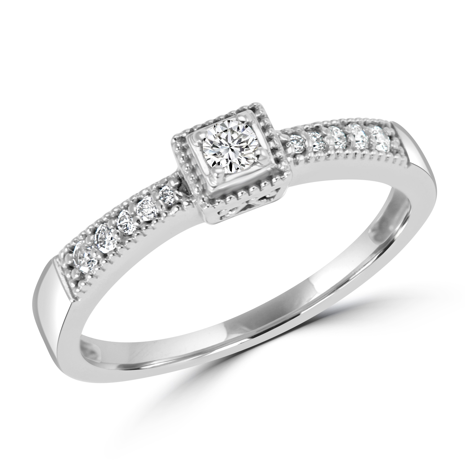 10K 1/5cttw Diamond Solitaire