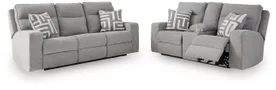 Biscoe Sofa and Loveseat