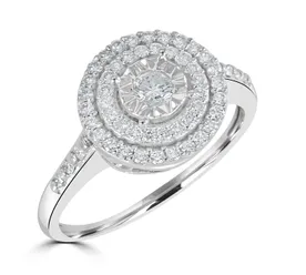 10K .92cttw Ladies Diamond Fashion Ring