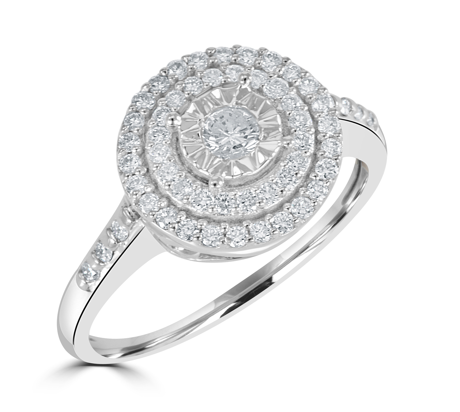10K .92cttw Ladies Diamond Fashion ...