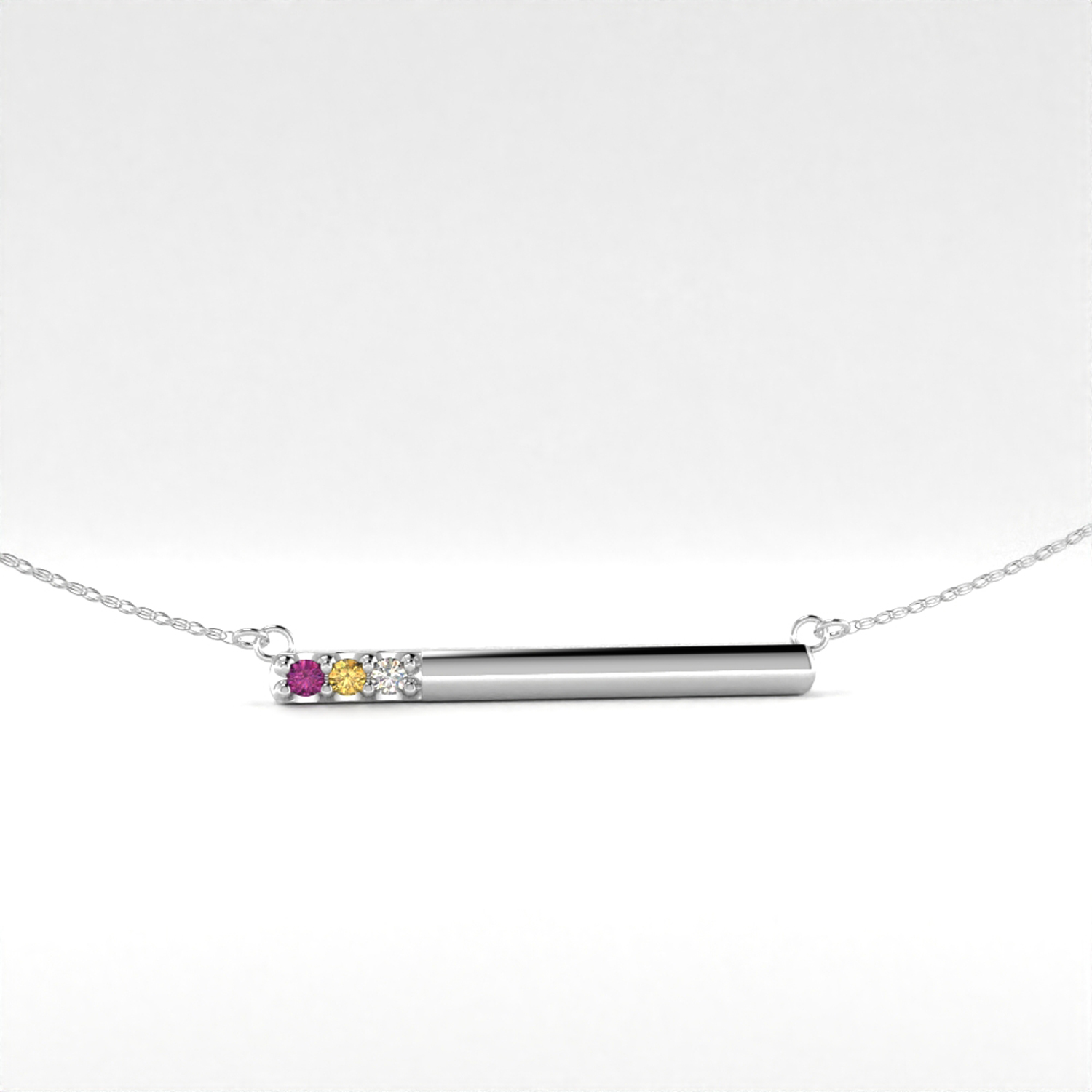 10K Synthetic Stone Mother's Pendan...