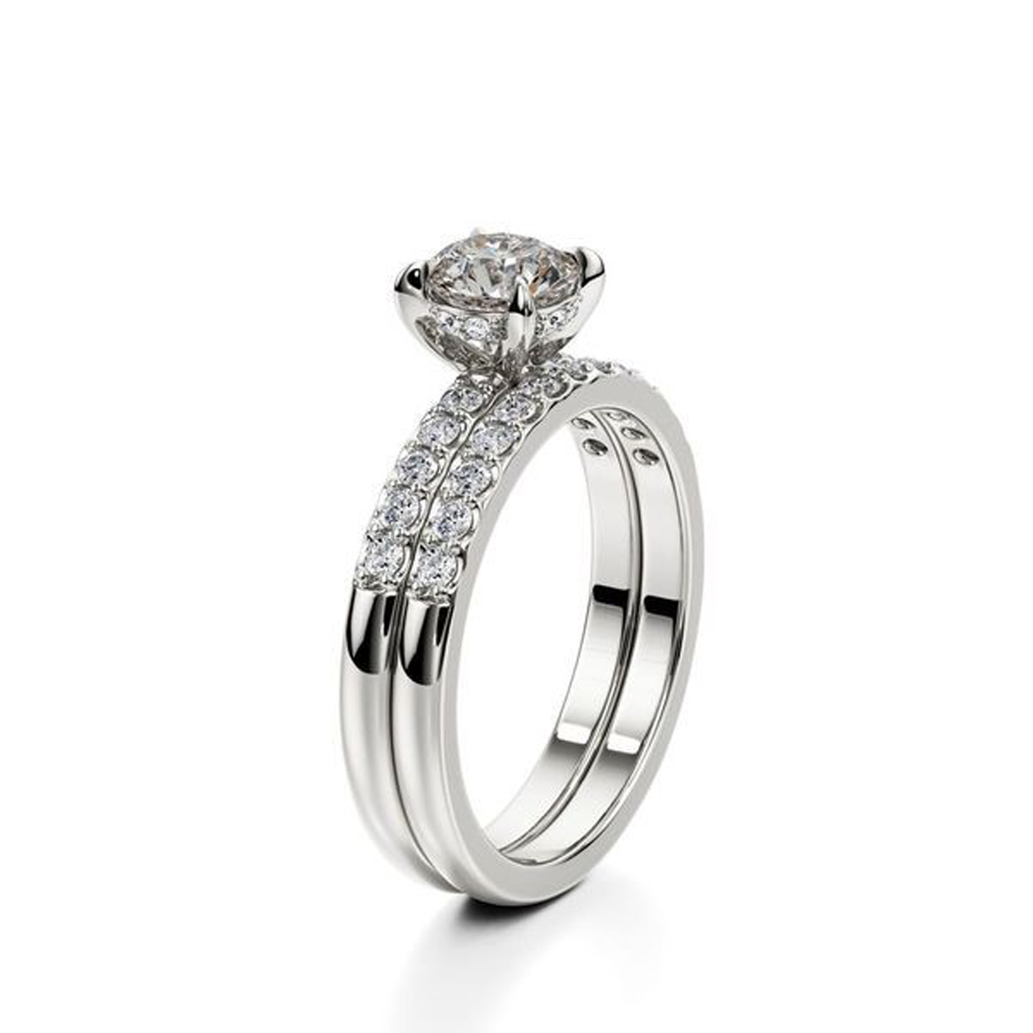 10K 2.48tgw Round Cut Center Stone ...