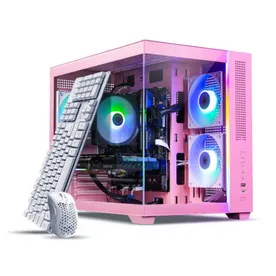 Aurora Gaming Tower in Pink