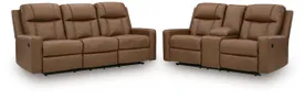 Mackmenville Reclining Sofa and Reclining Loveseat with Console