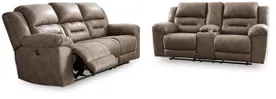 Stoneland Sofa and Loveseat