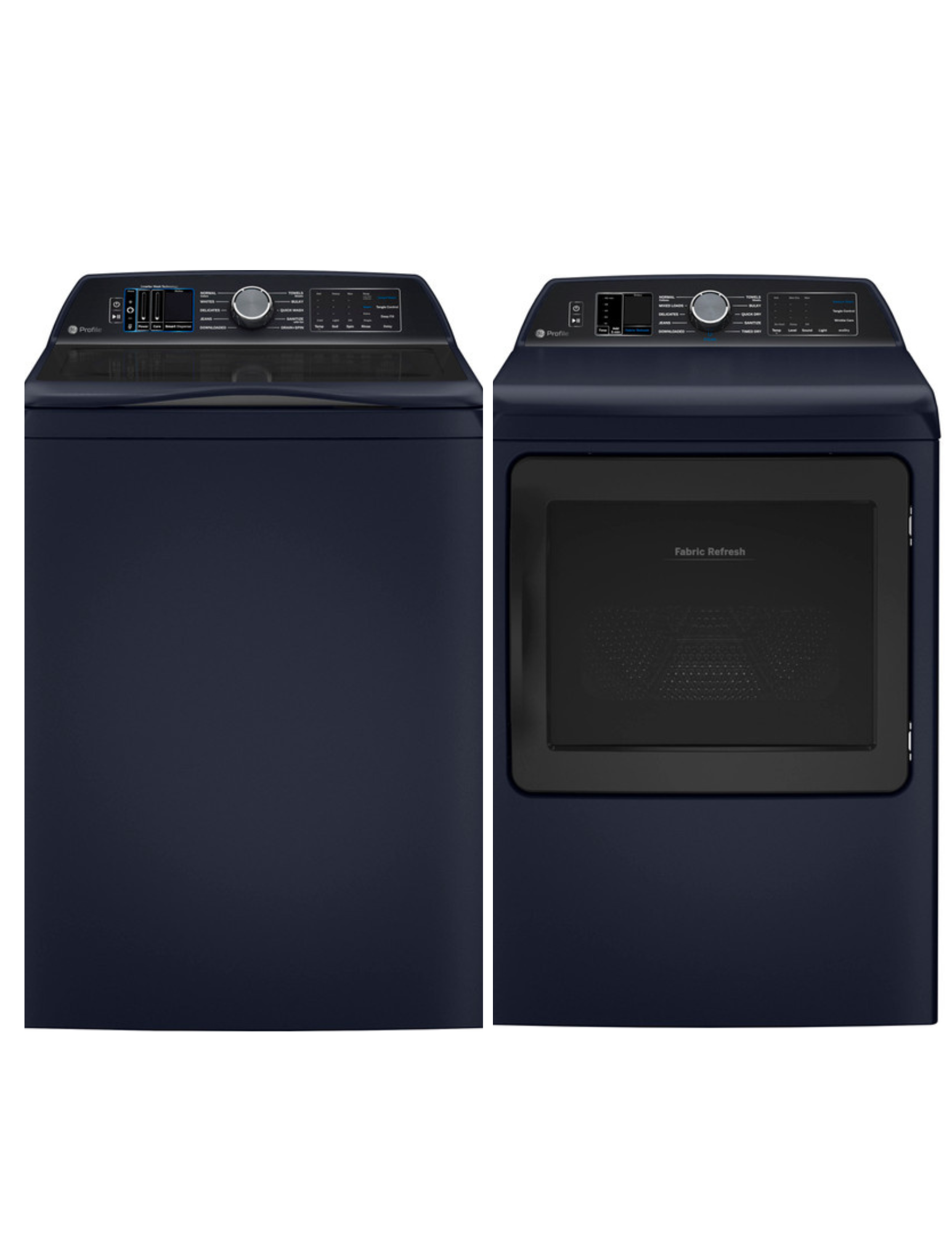 GE LAUNDRY PAIR - SAPPHIRE BLUE